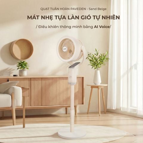 Quạt tuần hoàn không khí Paveden - Sand Beige 
