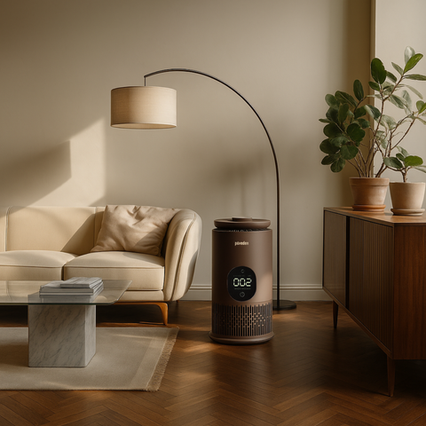  Máy lọc không khí tạo ẩm Paveden Breeze – Walnut Brown 