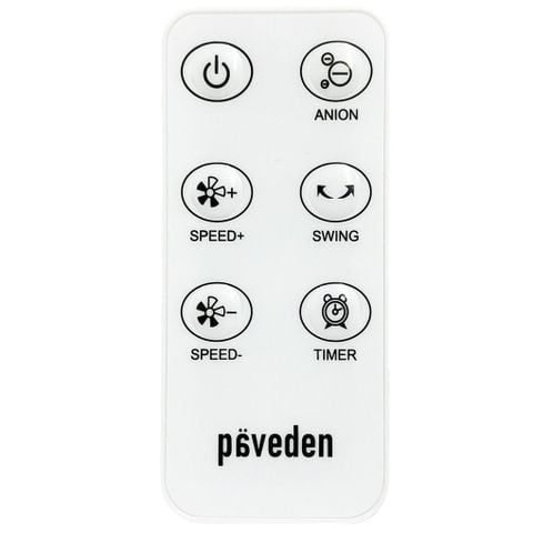  Quạt không cánh tích hợp lọc không khí Ion Bạc Paveden Breeze – Pearl White 