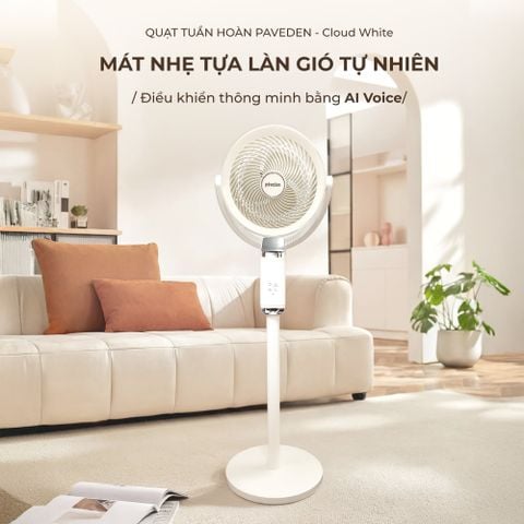  Quạt tuần hoàn không khí Paveden - Cloud White 
