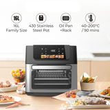  Nồi chiên không dầu Paveden 16L - Black 