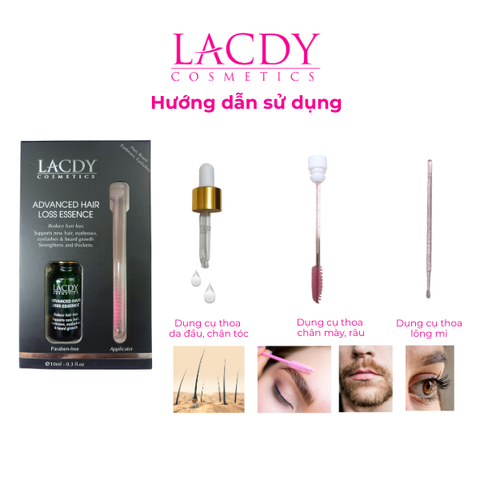  Tinh chất chăm sóc tóc rụng, chân mày, lông mi, râu - ADVANCED HAIR LOSS ESSENSE (10ml) 