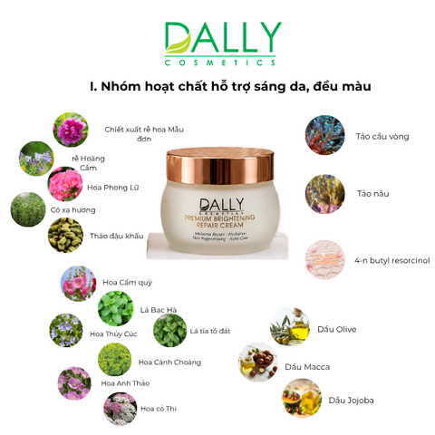  D139 PREMIUM BRIENTENING REPAIR CREAM - 50g - Kem làm sáng da phục hồi cao cấp 
