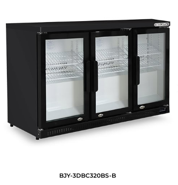  TỦ TRƯNG BÀY CHAI QUẦY BAR BERJAYA - BJY-3DBC320BS-B 