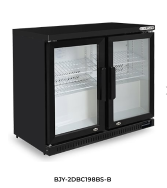  TỦ TRƯNG BÀY CHAI QUẦY BAR BERJAYA - BJY-2DBC198BS-B 