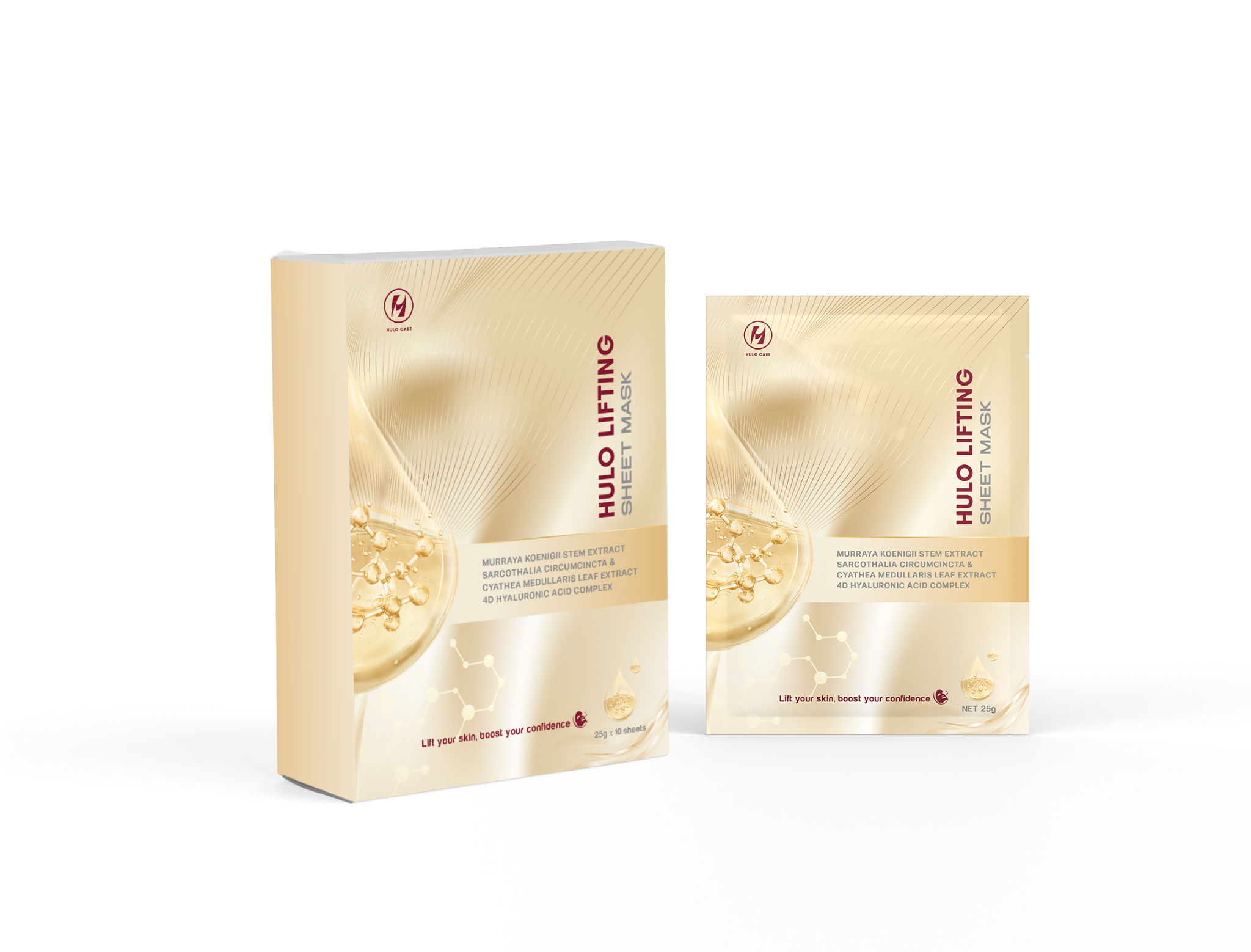  HULO LIFTING SHEET MASK - Mặt nạ nâng đỡ làn da mịn màng 