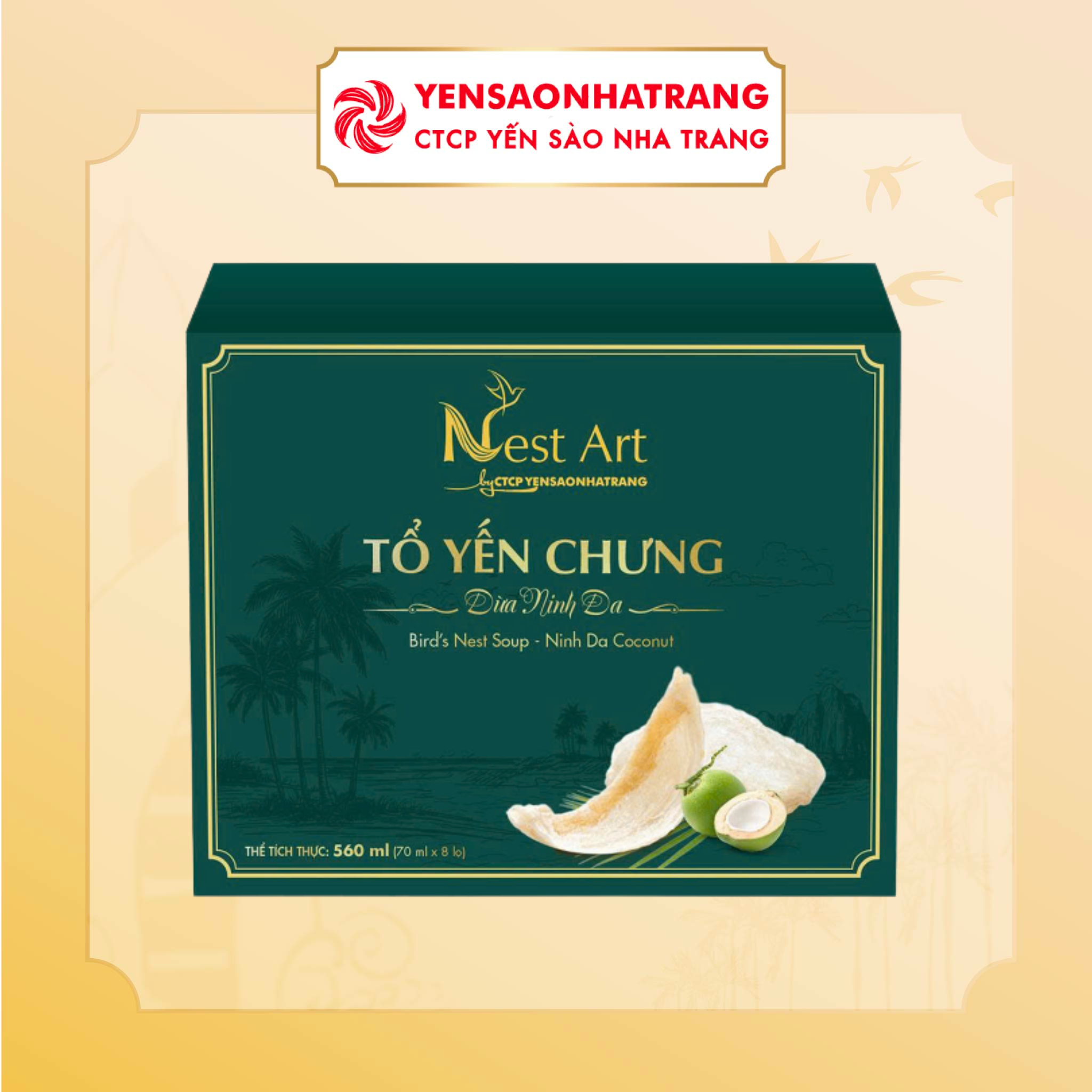  Tổ Yến Chưng - Dừa Ninh Đa 6g (Hộp 8) 