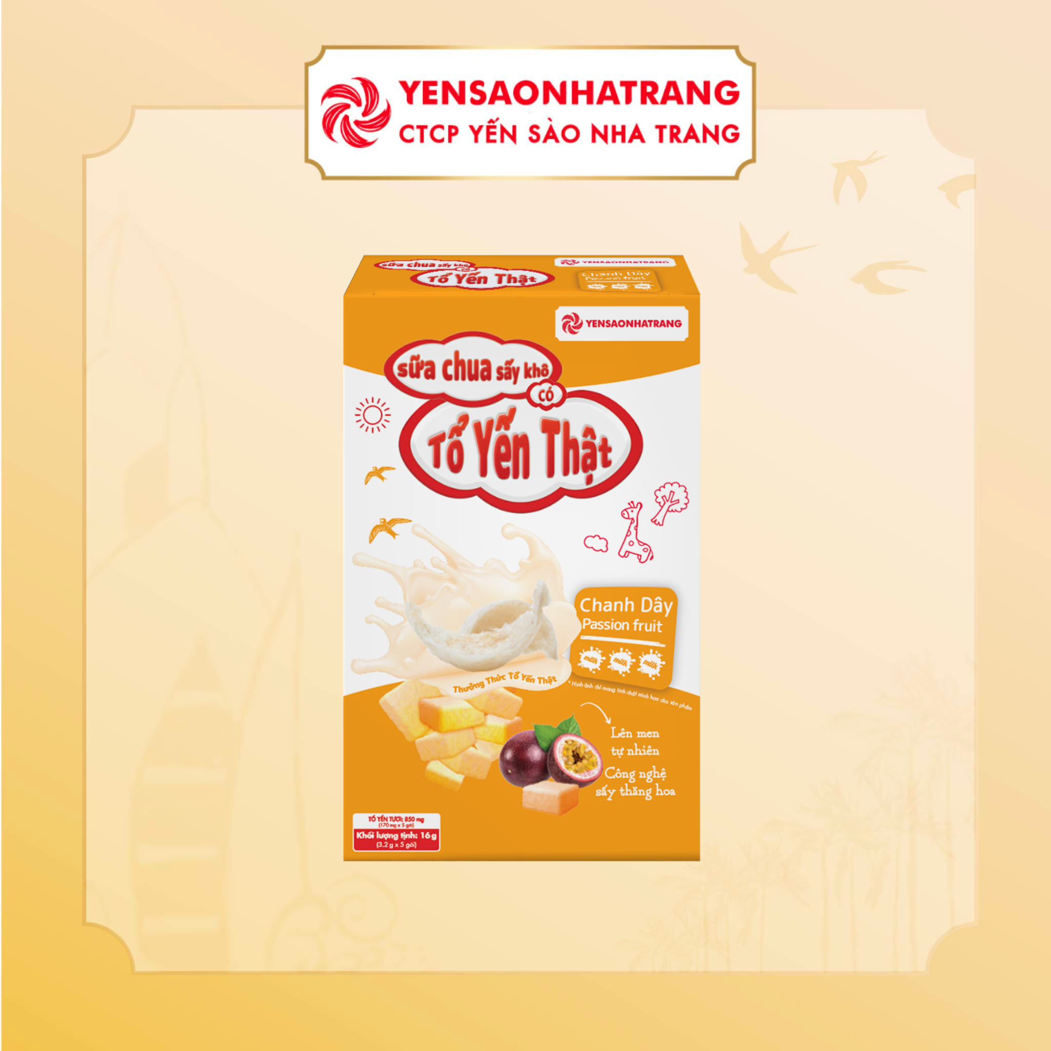 Sữa Chua Tổ Yến Sấy Khô