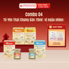  Combo 04 Tổ Yến Chưng Sẵn 70ml (4.5g Tổ yến tươi/100ml) - Tặng 01 Mặt Nạ Yến 