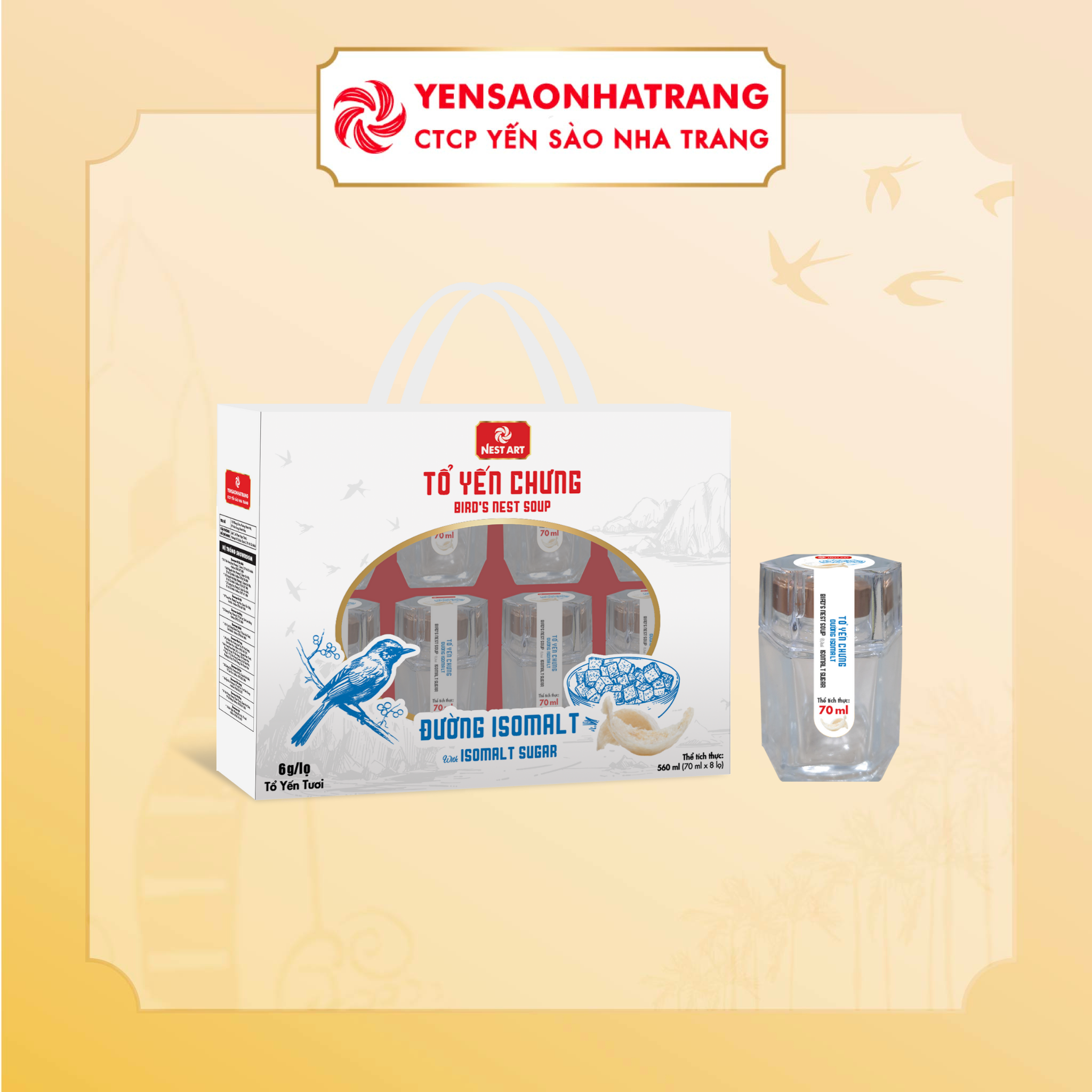 Tổ Yến Chưng Sẵn – Hộp 8