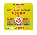  Tổ Yến Thật Chưng Sẵn - Đông Trùng Hạ Thảo, Đường Isomalt 2,5g (Hộp 6) 