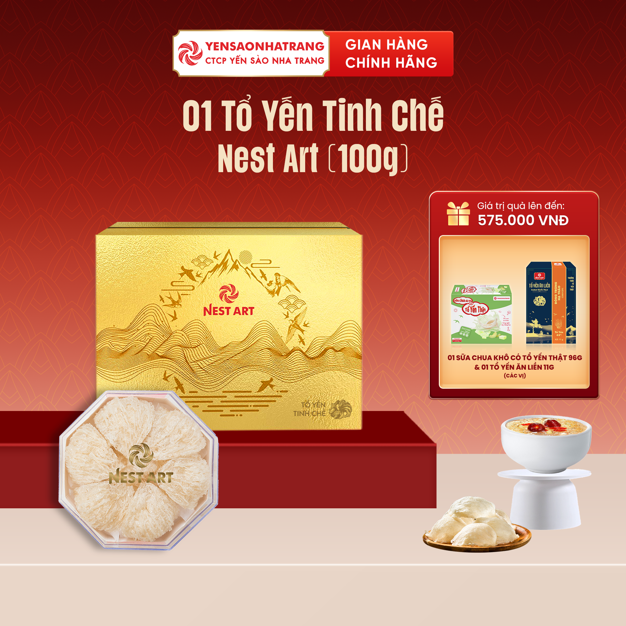 SẢN PHẨM TỔ YẾN ĂN LIỀN ĐÔNG LẠNH CÔNG NGHỆ FREEZE DRYING