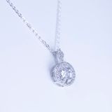  Mặt dây Bạc S925 xi kim. Chủ Mois SPE126. 