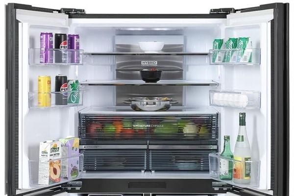 Tủ lạnh Sharp Inverter 525 lít Multi Door SJ-FX610V-MK