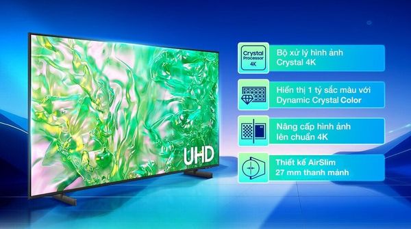 Smart Tivi Samsung Crystal UHD 4K 75 inch UA75DU8000