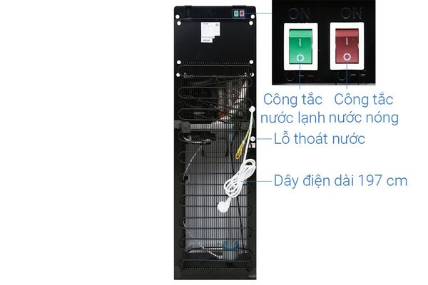 Cây nước nóng lạnh Toshiba RWF-W1669BV(K1) 650W