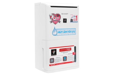 Máy hút ẩm có lọc không khí Sharp DW-D12A-W 160W 25m2