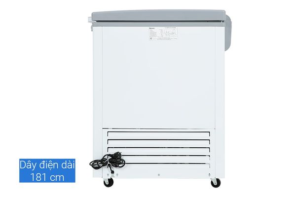 Tủ đông Sanaky Inverter 365 Lít VH-5699W4K kính cường lực