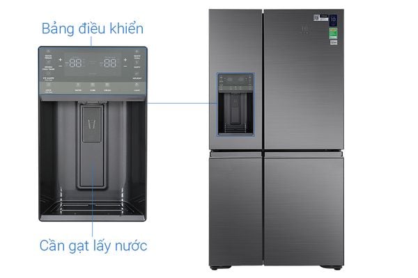 Tủ lạnh Electrolux Inverter 609 Lít EQE6879A-B
