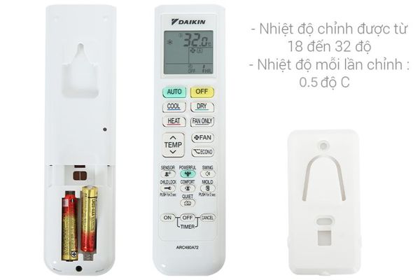 Điều Hòa Daikin 18000 BTU 2 Chiều Inverter FTHF50VAVMV