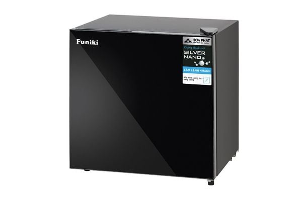 Tủ lạnh mini Funiki Hoà Phát cánh kính HR-S646GB 46 lít