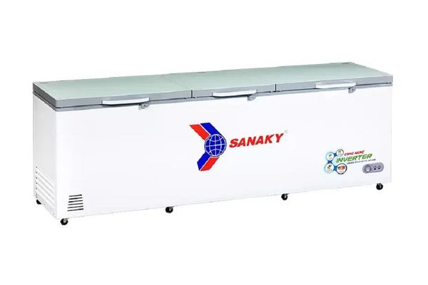 Tủ đông Sanaky 900 lít VH-1199HY4K kính cường lực