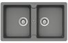 Chậu rửa đá Hafele 2 hố 86cm GALBA HS-GD8650 570.36.500
