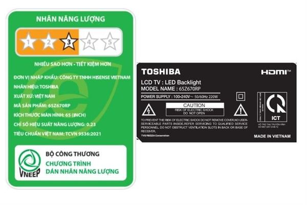 Smart Tivi Mini LED Toshiba AI 4K 65 inch 65Z670RP
