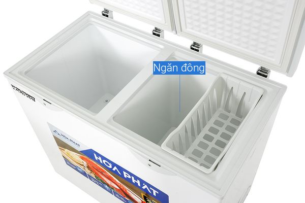 Tủ đông Hòa Phát 205 Lít HPF BD6205 màu trắng
