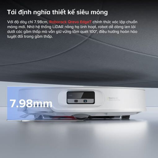 Robot hút bụi Roborock Qrevo EdgeT - Bản Quốc Tế