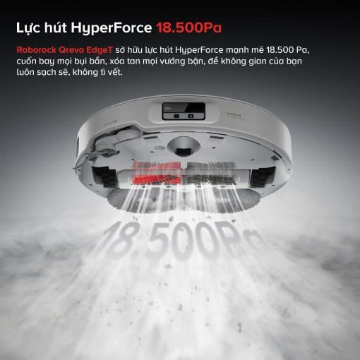 Robot hút bụi Roborock Qrevo EdgeT - Bản Quốc Tế