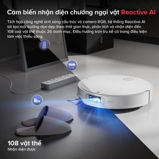 Robot hút bụi Roborock Qrevo EdgeT - Bản Quốc Tế