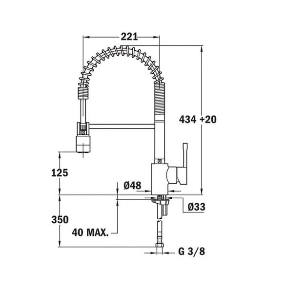 Vòi rửa chén Teka ARK 937