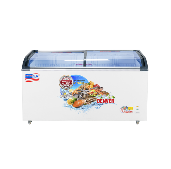 Tủ đông mặt kính cong 600 lít Denver AS-1580K