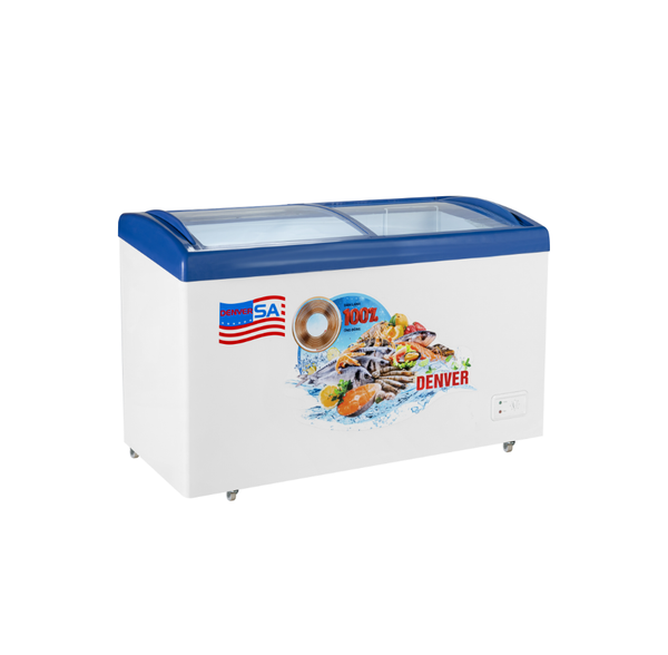 Tủ đông mặt kính 360 lít Denver AS-559K - Lòng chống dính