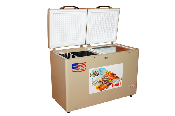 Tủ đông Denver AS 588HDI - Lòng Inox-Inverter