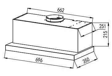 Máy hút mùi tự động làm sạch BlanC BA 7005ATDC 70cm