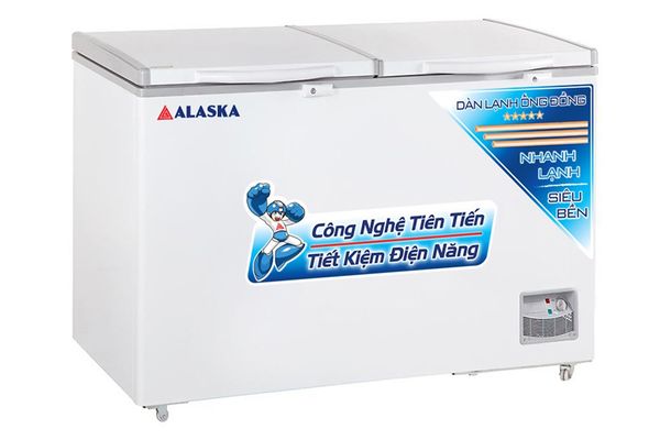 Tủ đông 1 ngăn 2 cửa Alaska 408 lít HB-550C