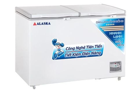 Tủ đông 1 ngăn 2 cửa Alaska 408 lít HB-550C