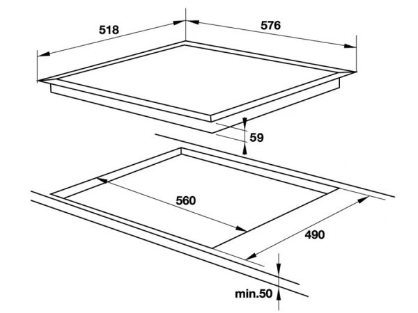 Bếp từ 4 vùng nấu Hafele HC-I604D 535.02.040