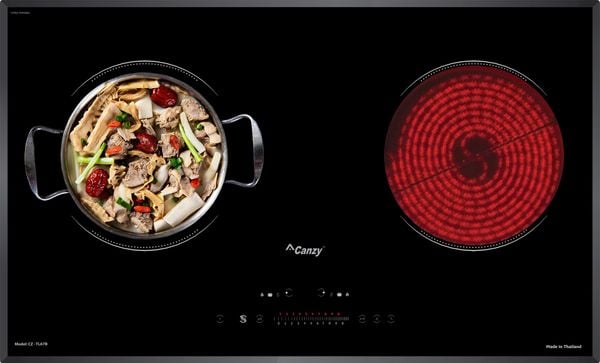 Bếp từ hồng ngoại 2 vùng nấu Canzy CZ-TL67B Inverter