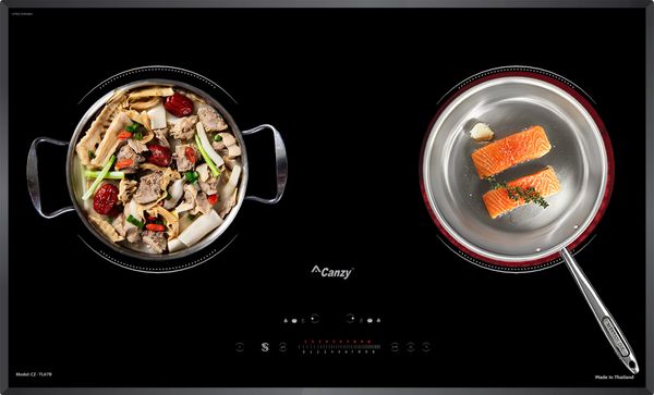 Bếp từ hồng ngoại 2 vùng nấu Canzy CZ-TL67B Inverter