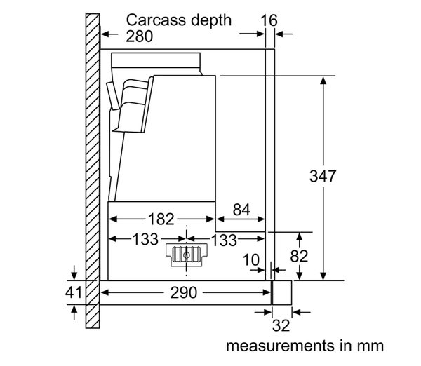 Máy hút mùi âm tủ 60cm Bosch DFS067K51 Serie 8