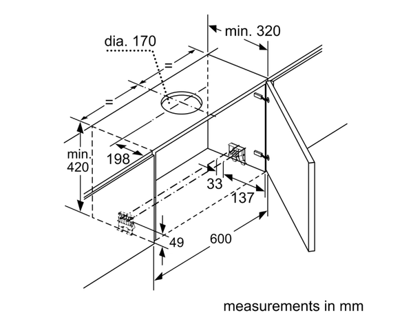 Máy hút mùi Bosch 90cm DFS097K51 Serie 8