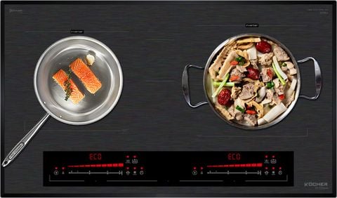 Bếp từ 2 vùng nấu 5000W Kocher DI-339Pro