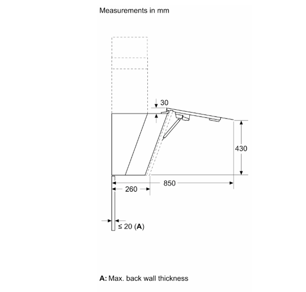 Máy hút mùi Bosch 80cm DWK81AN60 serie 6