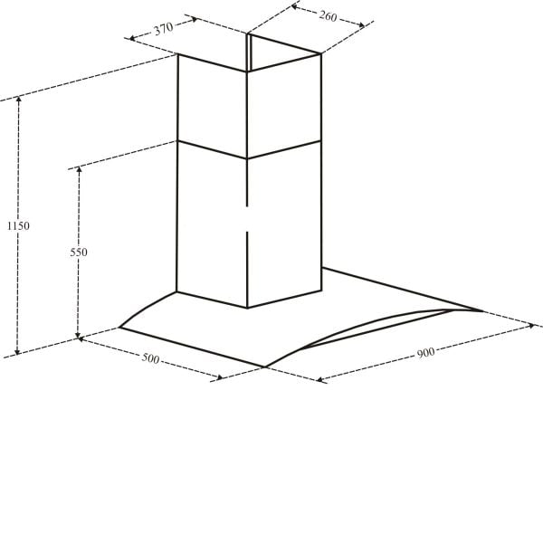 Máy hút mùi Eurosun EH-90K25 90cm
