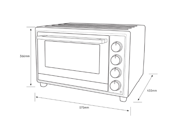 Lò nướng Electrolux EOT5622XFG 56 lít