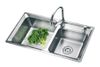 Chậu rửa inox 2 hố lệch 80cm Eurosun Skyland EU-8245S