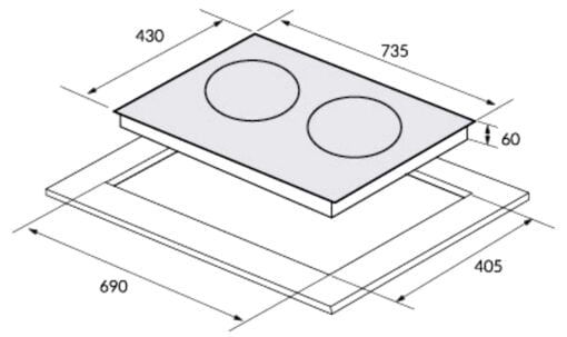 Bếp từ 2 vùng nấu Inverter Eurosun EU-T256Max